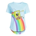 thumbnail image 5 of SpongeBob Women's Graphic T-Shirt with Short Sleeves, 5 of 5