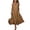 Khaki, variant on Women's One Shoulder Maxi Dress, Sexy Asymmetric Sleeveless Long Dresses, Loose Fit Cotton Linen Feel Summer Beach Vacation Sundress with Pocket