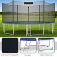 thumbnail image 3 of 15 ft Outdoor Trampoline Combo with Bounce Jump Safety Enclosure Net and Spring Pad, 3 of 5