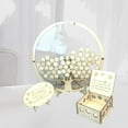 thumbnail image 6 of Wedding Guest Book Drop Box Visitors Decoration Party Supplies Wedding Guestbook for Wedding, Ceremony, Graduation, Reception 60pcs Flowers, 6 of 10