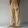 thumbnail image 1 of Pantalones largos para hombre, moda, estampados, casuales, cintura elástica con bolsillo, pantalones deportivos, pantalones de poliéster para hombre., 1 of 4