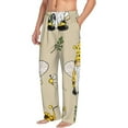 thumbnail image 2 of Balery Men'S Gnomes Bees And Sunflowers Pants,Sleepwear Pants,Pajama Pants,Pj Bottoms Drawstring And Pockets-Small, 2 of 9