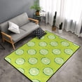 thumbnail image 2 of Cute Limes Forest Green Shaggy Area Rug, Rugs for Living Room Bedroom Non Slip Door Mat Indoor Carpet Machine Washable Nursery Home Decor Floor Mats for Entryway 60x39in-#, 2 of 5