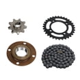 thumbnail image 2 of Kit de piñón de cadena 420, aleación de aluminio, plato 32T, rueda libre sin dientes, juego de piñón 9T para bicicleta y Scooter YUNYI BRAND  Deportes, 2 of 8