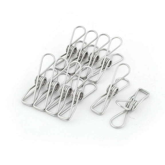 Office Supplies  Metal Folder Paper Hollow Out Binder Clip 10 Pcs