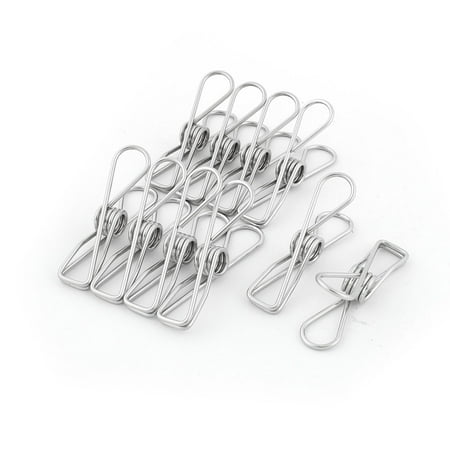 Office Supplies Metal Folder Paper Hollow Out Binder Clip 10 Pcs