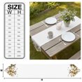 thumbnail image 3 of Spring Summer Goats Table Runner Linen Burlap Table Runner 72 Inches Long Farmhouse Floral Botanical Cute Dresser Scarves for Kitchen Island Coffee Dining Room Party Wedding Holiday Decor 14"x72", 3 of 8