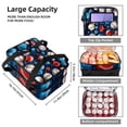thumbnail image 3 of Baseball Double Layered Insulated Lunch Bag with Two Compartments | Large Capacity Lunch Bags for Men Women | Handheld Refrigerated Lunch Bag 7.1x11.4x16.1 inches, 3 of 6
