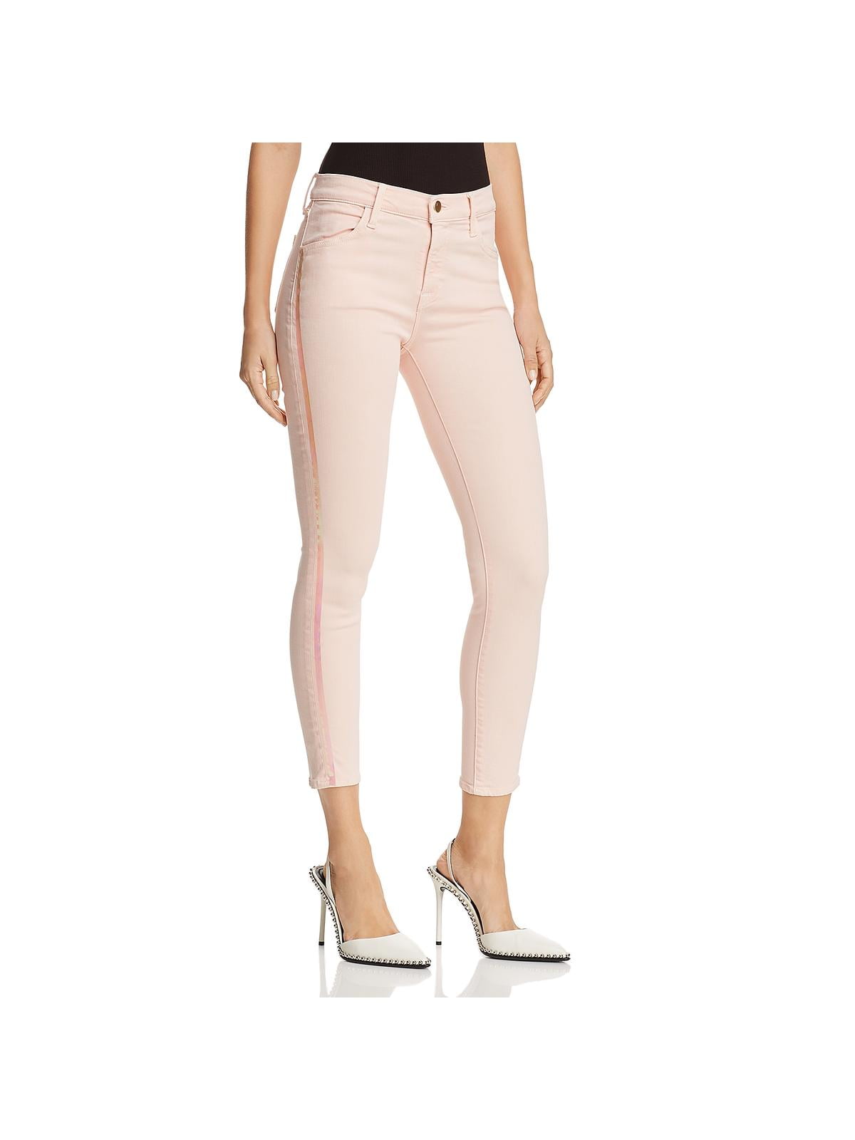 high rise colored jeans