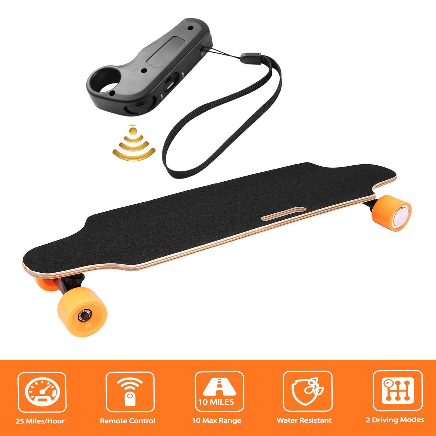 350W Electric Skateboard  Longboard Scooter 20km/h with Remote Control & motor 