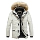 thumbnail image 2 of Chaquetas de invierno gruesas e informales con cuello vuelto para hombre, abrigos tipo parka, abrigos de invierno para hombre, parkas con capucha a la moda, chaquetas de invierno cálidas, 2 of 5