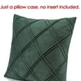 thumbnail image 3 of Almohada de viaje para oficina en casa, funda de cojín cuadrada, funda de cojín con borde plateado, 3 of 6