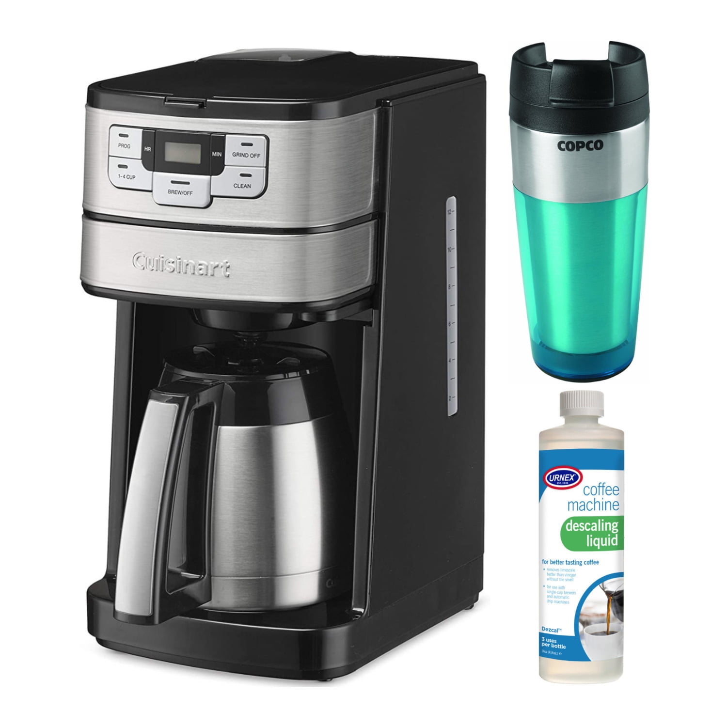 Cuisinart DGB-450 Blade Grind and Brew 10-Cup Thermal Carafe Coffeemaker  Bundle