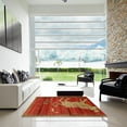 thumbnail image 7 of Ahgly Company Machine Washable Indoor Square Traditional Red Area Rugs, 8' Square, 7 of 7