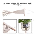 thumbnail image 4 of Tapiz tejido de macramé hecho a mano de estilo nórdico, maceta colgante, cesta, arte de pared, 4 of 8