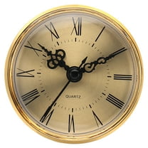 Uxcell 2.8" Quartz Roman Clock Insert, Fit 2.4", Style 22, Gold Tone