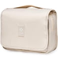 thumbnail image 1 of Neceser colgante Narwey, organizador de maquillaje de viaje, color beige, 1 of 7
