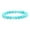 Blue Agate, variant on Gorgeous Natural Gemstone Pink Rose Quartz Gemstone Round Beads Stretch Bracelet-Opalite-6mm