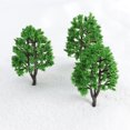 thumbnail image 2 of 20pcs 1:150 Model Trees Train Scenery Landscape N Scale (Green), 2 of 8