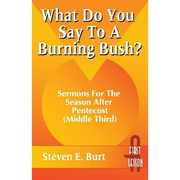 What Do You Say to a Burning Bush?: Sermons for the Season After Pentecost (Middle Third): Cycle a (First Lesson) (Paperback)