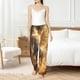 thumbnail image 4 of Balery Golden Winged White Horse Pantalones de pijama para mujer, pijamas ultraligeros, pantalones de estar por casa-3X-Large, 4 of 6