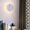 thumbnail image 4 of Aplique de pared LED, luz de lectura para cabecera, luces de lectura de pared LED de 11 W, foco ajustable (luz blanca de 6000 K, blanco redondo), lámpara de pared para pasillo, hueco de escalera, sala, 4 of 5