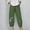 Green, variant on HUPOM Chino Pants For Women Womens Pants Standard Low Waist Rise Full Straight-Leg Green M