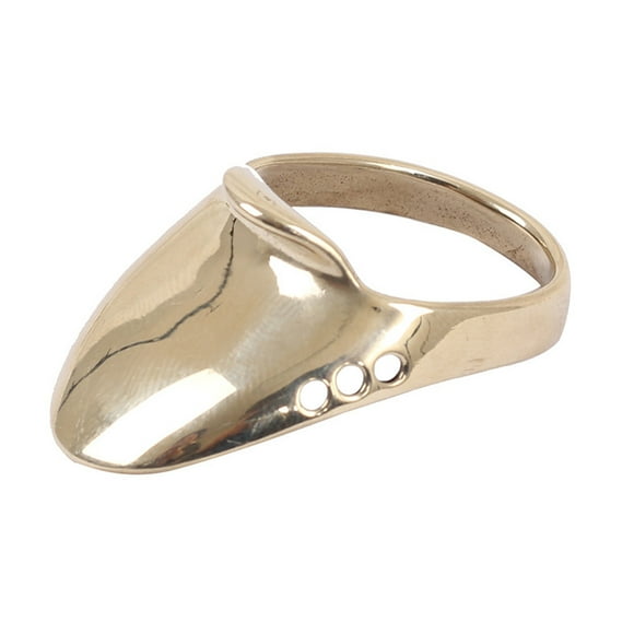 KAKOWELY 1 Set of Professional Archery Ring Wear-resistant Brass Ring Convenient Finger Ring,1.5"X1.06"X0.79"