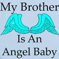thumbnail image 2 of CafePress - My Brother Is An Angel Baby Infant Bodysuit - Baby Light Bodysuit, Size Newborn - 24 Months, 2 of 4