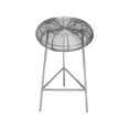 thumbnail image 6 of Meridian Furniture Tuscany Silver Metal Counter Stool, 6 of 7