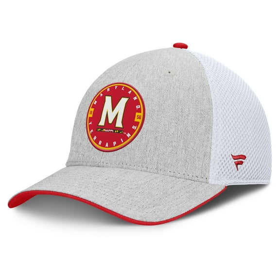 Men's Fanatics Heather Gray Maryland Terrapins Trigger Flex Hat