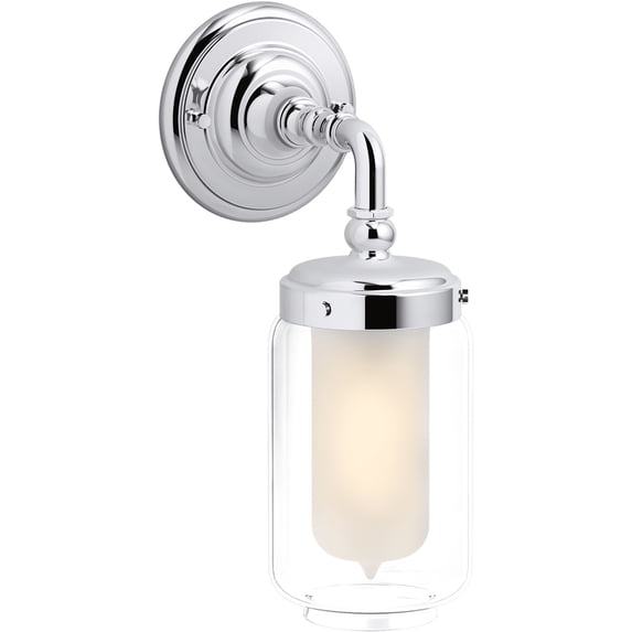 Kohler Lighting 72584 Artifacts 13" Tall 1 Light Wall Sconce - Chrome