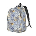 Balery Colorful Mandalas Vintage Canvas Backpack for Men and Women
