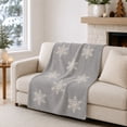 thumbnail image 6 of Flannel Throw Blanket - Soft Polyester Decorative Blanket for Sofa and Bed, Indoor Use, Cozy Relaxation for Bedroom and Living Room, 150 x 100 cm A, 6 of 6