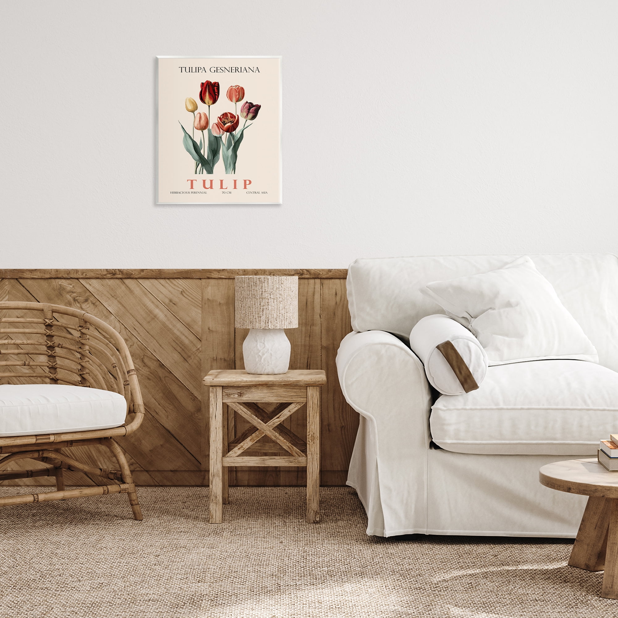 Stupell Industries Natural Tulip Bundle Wall Plaque Art, design by Christopher Giampietro