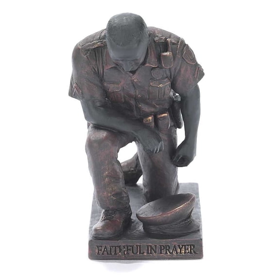 Dicksons Inc Police Officer Praying Figurine