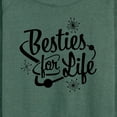 thumbnail image 3 of Instant Message - Besties For Life - Women's Lightweight French Terry Long Sleeve Shirt, 3 of 6