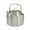 B, variant on WEIOUKC 1L Camping Kettle Outdoor Campfire Camp Kettle, 304 Stainless Steel Camping Kettle with Handle, Portable Teapot for Outdoor Cooking, BBQ & Stovetop, Fast Boiling