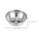 thumbnail image 2 of unbranded 6Ud De Acero Inoxidable Para Aperitivos Y Condimentos Con Resistente Y Plateado, 2 of 8