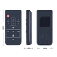 thumbnail image 4 of New NC300 NC300UH Replacement Remote Control For Sanyo Soundbar FWSB405FS FWSB405F FWSB405FP FWSB405FA, 4 of 4