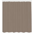 thumbnail image 3 of Geometric Shower Curtain, Stripes Animal Print Inspired Hypnotic Grid Scrappy Checkered Texture, Fabric Bathroom Set with Hooks, 69W X 84L Inches Extra Long, Dark Brown and White, by Ambesonne, 3 of 3