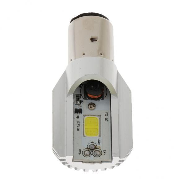2 Bombillas LED Blancas Para Delanteros Beam Driving Para Motocicleta 3000 K Yotijar faro de motocicleta