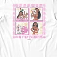 thumbnail image 3 of Disney Moana Better Together Squares Women's T Shirt (White, S-XXL), 3 of 4