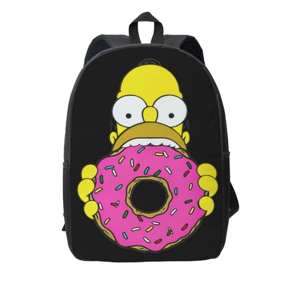 Simpsons Backpack Simple Lightweight Backpack Fashion Travel Backpack Laptop Backpack 17 Inch