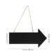 thumbnail image 3 of 3 letreros colgantes de madera con forma de flecha para decoración de bares, pubs, cafeterías, bodas, ceremonias y recepciones., 3 of 7