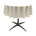 thumbnail image 1 of LA Linen TCpop51R-IvoryP25 Polyester Poplin Tablecloth, Ivory - 51 in. Round, 1 of 4
