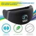 thumbnail image 2 of Sunlite Sports High-Density EVA-Foam Swim Belt, Floatation Belt for Aquatic Exercise, Low-Impact Workout, Swim Training Aid for Beginners (Extra Comfort Aqua Fitness Belt), 2 of 9