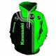 thumbnail image 1 of 2022 Spring And Autumn New Kawasaki 3d Printer Digital Printing Zipper Hoodie Motorcycle Running Hoodie Men Ladies New, 1 of 2