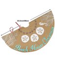 thumbnail image 4 of Falda de árbol de Navidad FREEHOTU Beach Coral Santa muñeco de nieve, 4 of 4