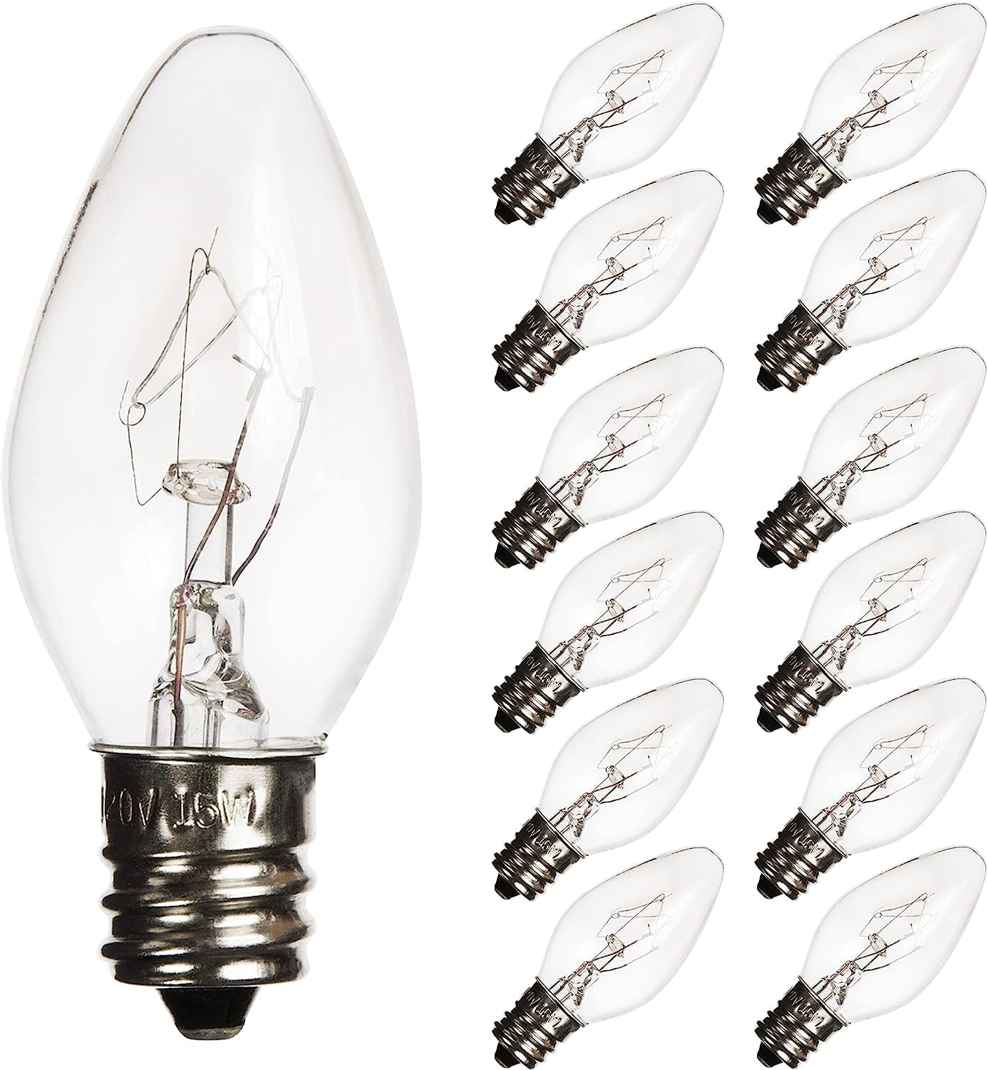 12 Pack OHLGT Salt Lamp Light Bulbs 15 Watt, Himalayan Salt Lamp